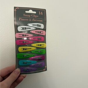 Colorful Snap Clips Set - 14 Pack